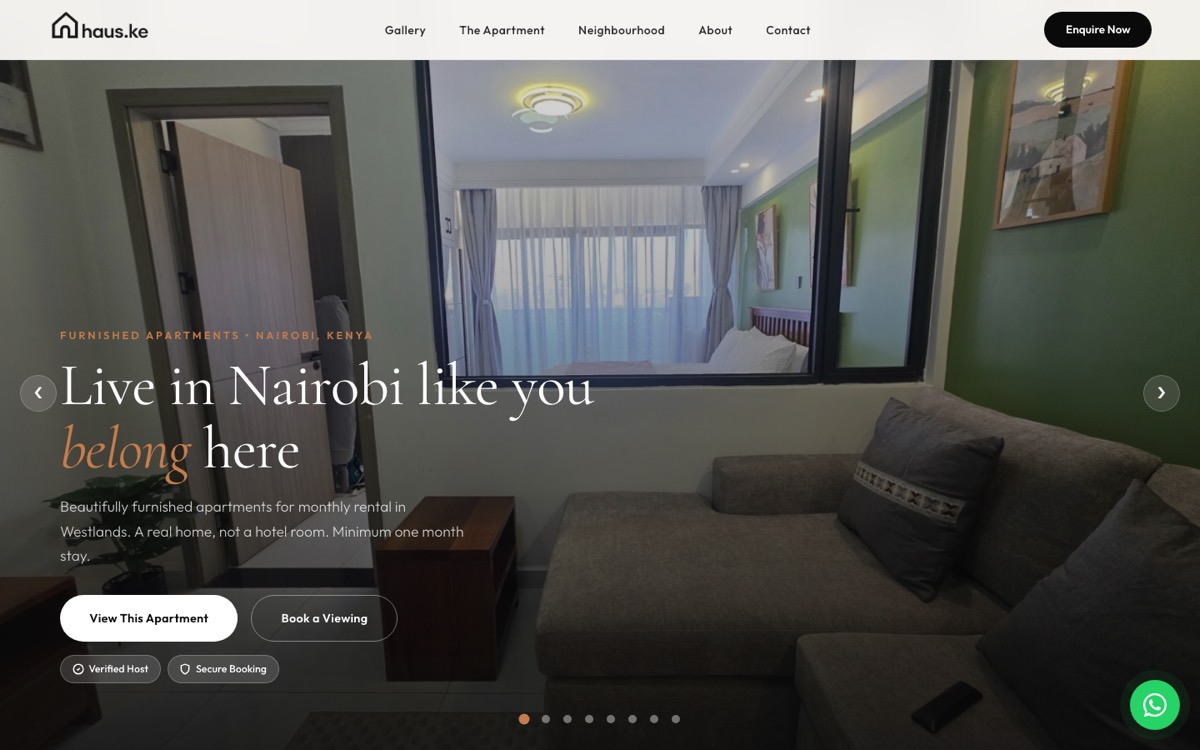 Haus Kenya property website